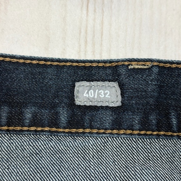 Ariat Rebar M5 Straight Leg Jeans Raw Hem Med/Dark Blue Sz 40x32 - Picture 9 of 16